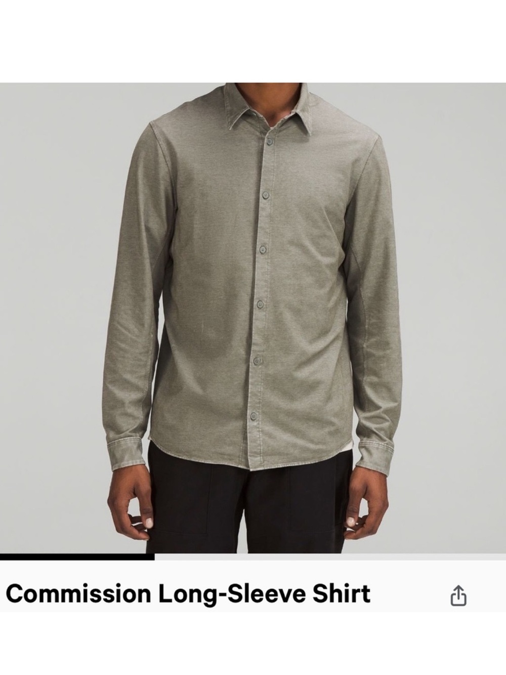 Lululemon Commision Long Sleeve Shirt Size XL